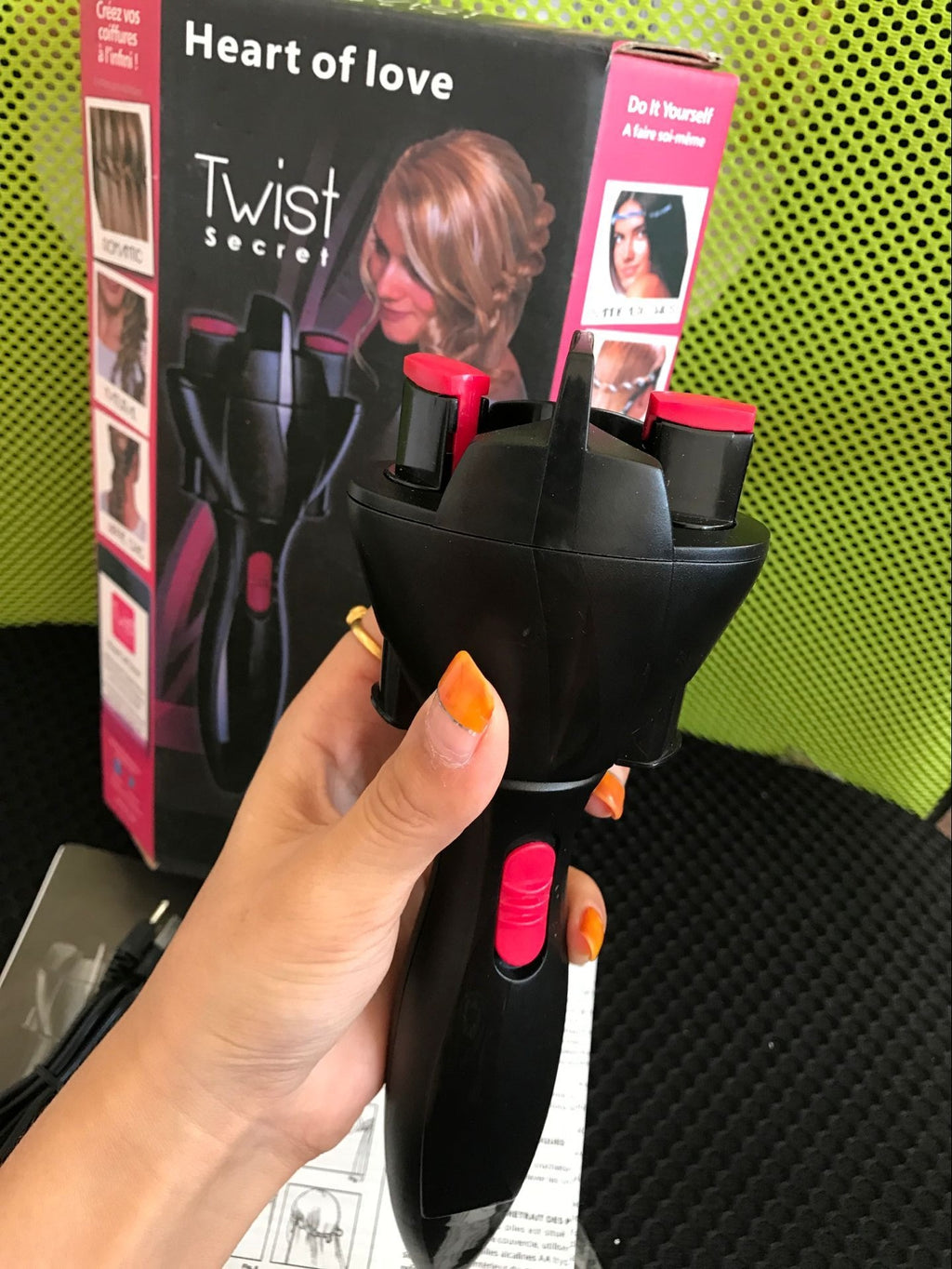 Trenzado y Enrollador Automático de Cabello Eléctrico USB
