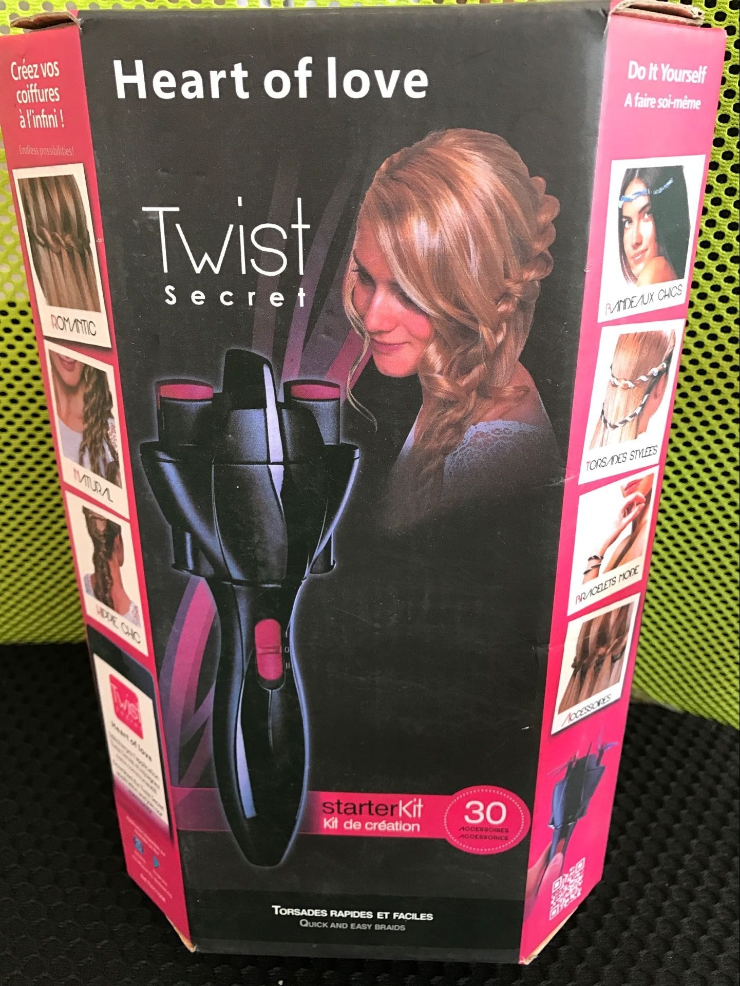 Trenzado y Enrollador Automático de Cabello Eléctrico USB
