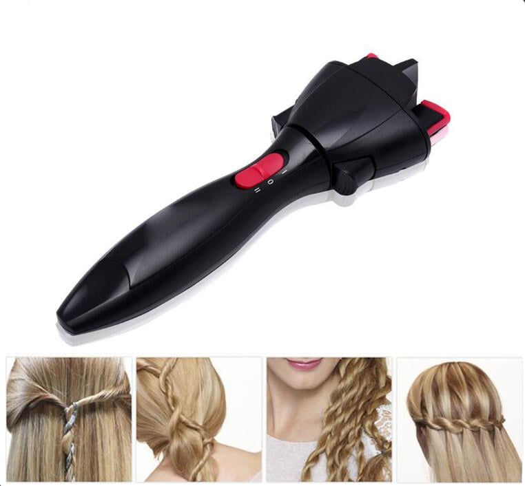 Trenzado y Enrollador Automático de Cabello Eléctrico USB